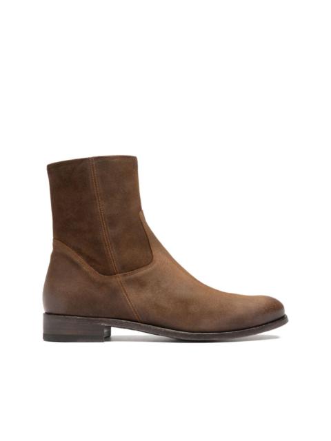 OFFICINE CREATIVE Paul zip leather boots