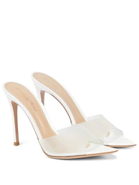 Elle 105 PVC and leather sandals