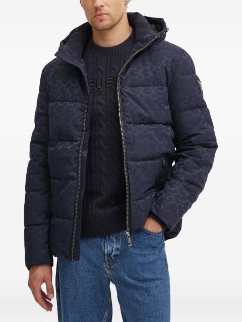 GUESS USA 4G-chain logo puffer jacket