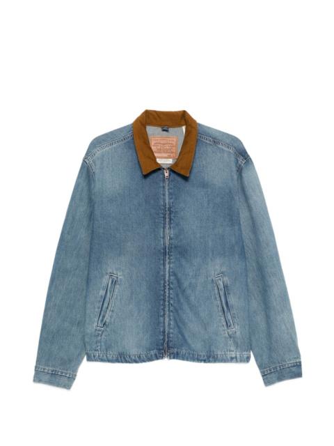 Levi's textured-collar zip-up jacket
