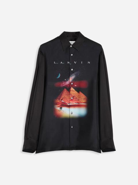 Lanvin CASUAL SHIRT WITH SCI-FI PRINT