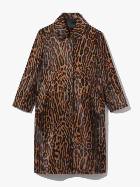 Proenza Schouler Leopard Printed Haircalf Coat