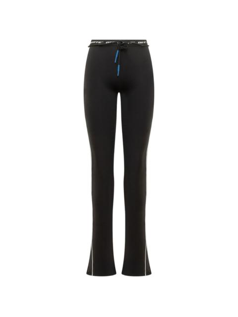 Off-White logo-band leggings