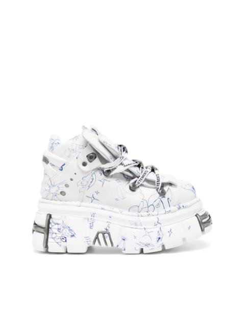 VETEMENTS X New Rock platform sneakers