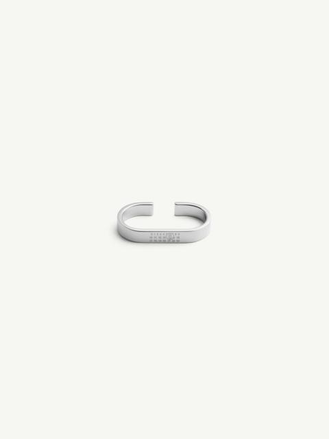MM6 Maison Margiela Palladium double numeric ring