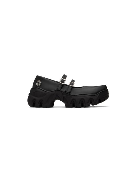 ROMBAUT Black Boccaccio II MJ Ballerina Flats