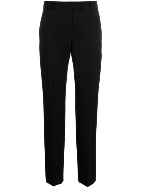 virgin wool tailored trousers