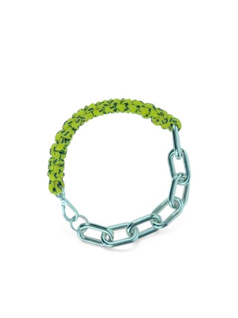 Plan C braided-yarn chunky-chain necklace