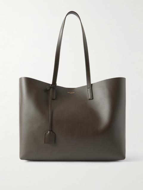 SAINT LAURENT East/west Large Leather Tote