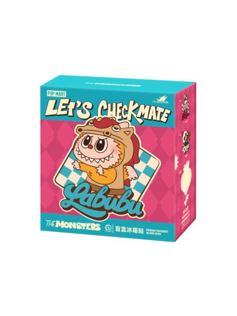 POP MART Pop Mart Labubu The Monsters Let's Checkmate Series Fridge Magnet Single Blind Box