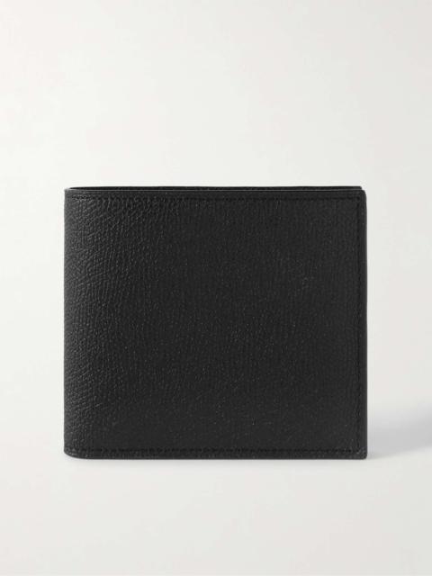 Valextra Pebble-Grain Leather Billfold Wallet