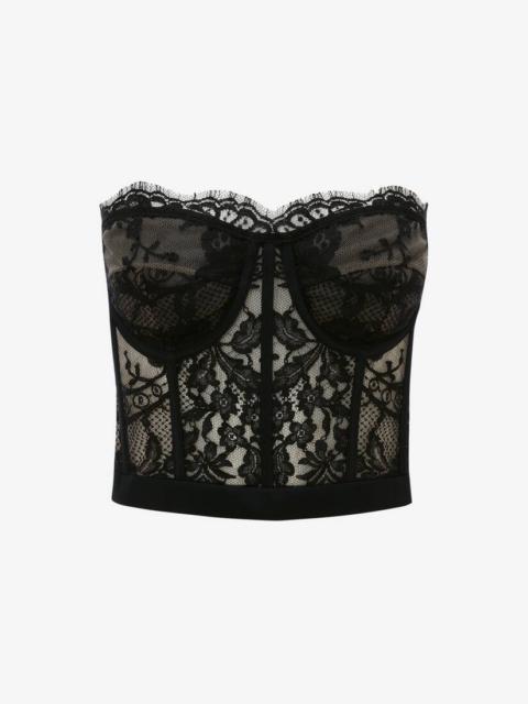Lace Corset in Black