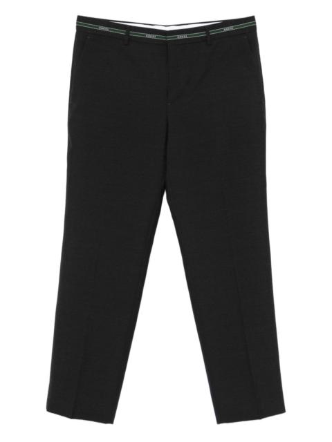 GUCCI logo-waistband trousers