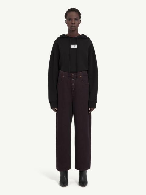 MM6 Maison Margiela Barrel-leg jeans