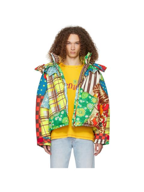 ERL Multicolor Cowboy Snowboard Down Jacket