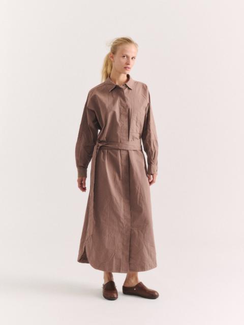 CASEY/CASEY WAGA LS DRESS - PAPER COT - CLAY