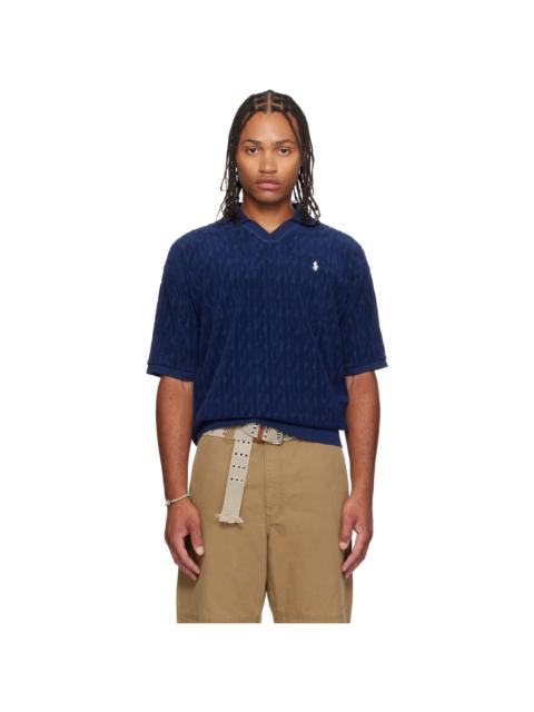 Polo Ralph Lauren Navy Cable Terry Polo