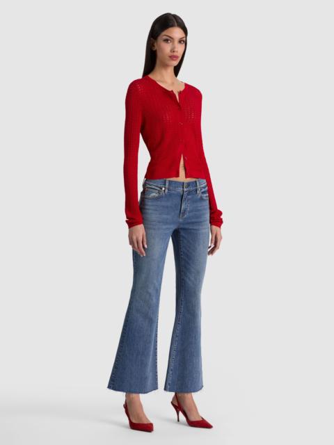 Alice + Olivia CARSON POINTELLE CARDIGAN