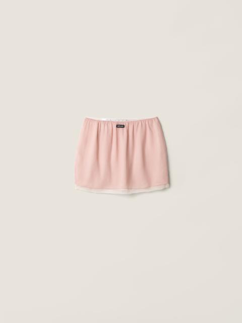 Miu Miu Chiffon miniskirt