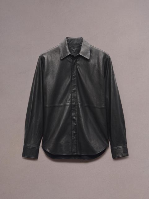 rag & bone Jonas Leather Shirt