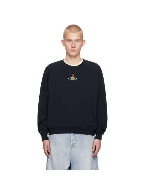 Vivienne Westwood Navy Raglan Sweatshirt