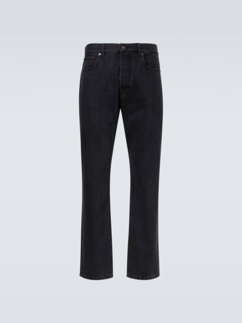 Valentino Mid-rise straight jeans