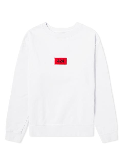 424 424 Box Logo Crew Sweat