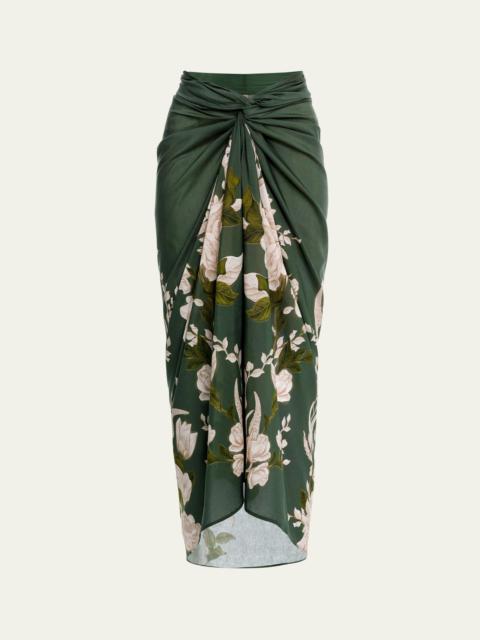 Agua by Agua Bendita Lavanda Gardenia Pareo Coverup