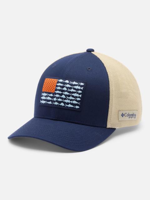 Columbia PFG Fish Flag Mesh Ball Cap