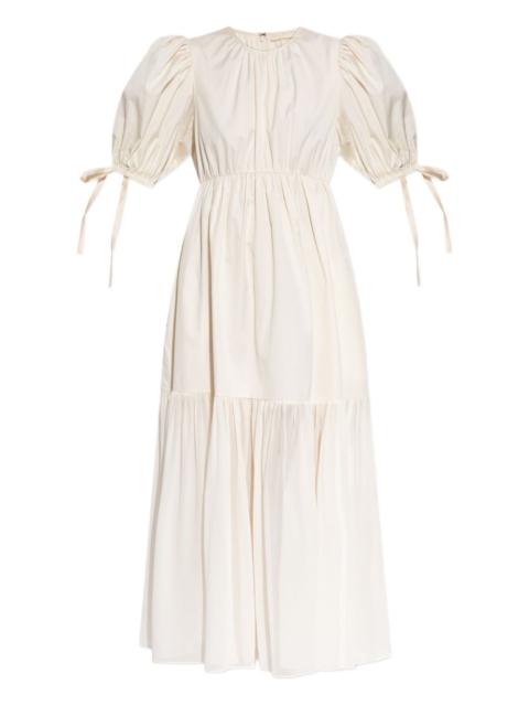 ULLA JOHNSON puff-sleeve midi dress