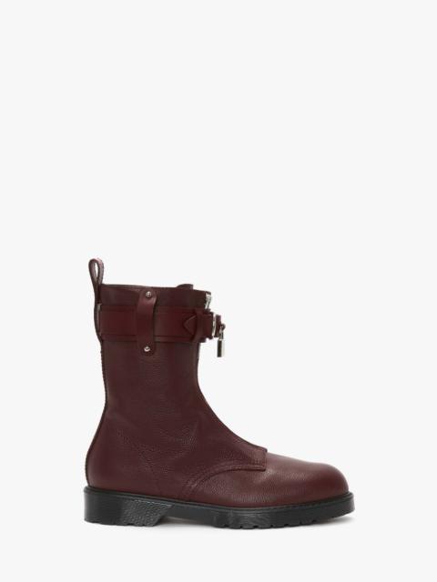 JW Anderson PADLOCK COMBAT BOOTS