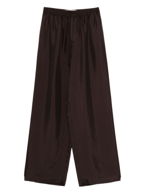 RÓHE drawstring-waist silk trousers