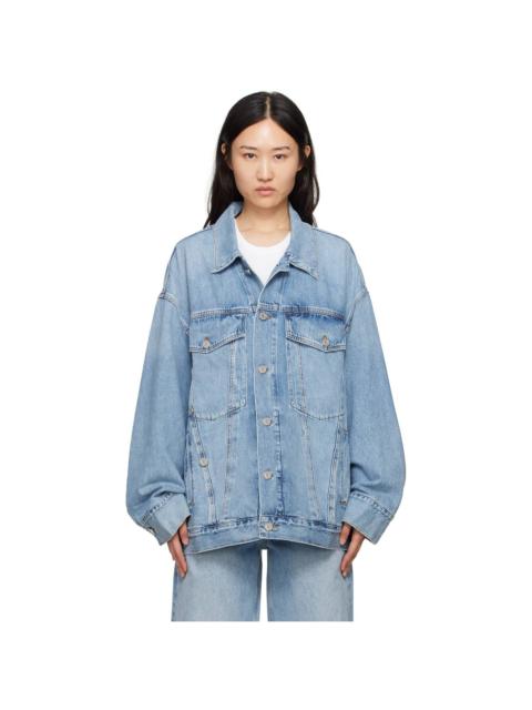 AGOLDE Blue Reworked Wayne Denim Jacket
