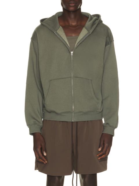 SKIMS Fleece Lounge Zip Up Hoodie