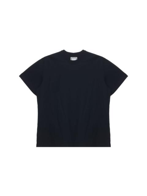 【関税込み】WOOYOUNGMI ブラック グラフィックTシャツ Wooyoungmi graphic-print cotton T-shirt | REVERSIBLE
