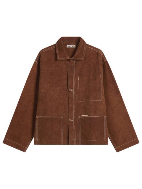 Story mfg. Story mfg. Canvas Brown Wonky-Wear Sot Jacket