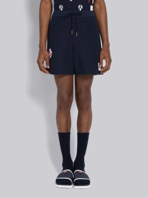 Thom Browne Check Lobster Mid Thigh Summer Shorts