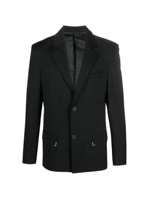 HAN KJØBENHAVN single-breasted twill blazer