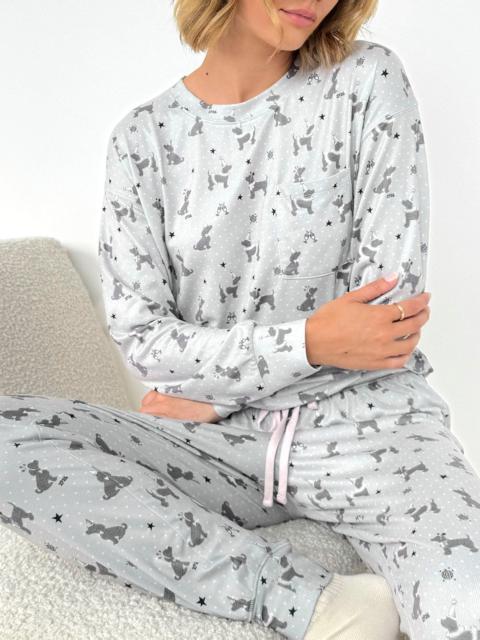 Splendid Holiday Dog Marna Pillowsoft PJ Set
