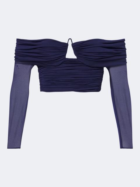 CHRISTOPHER ESBER Marin draped off-shoulder top
