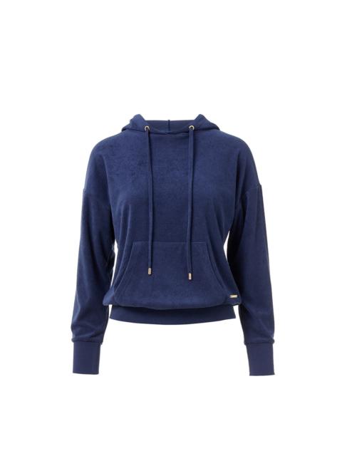 MELISSA ODABASH NORA NAVY HOODIE