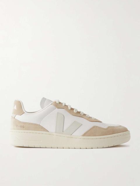+ The Aegean Project V-90 Suede and Leather Sneakers