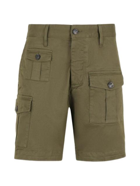 DSQUARED2 buttoned cargo shorts