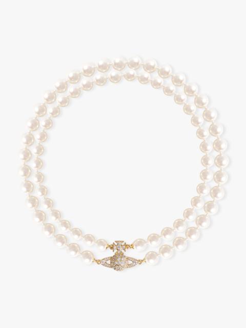 Vivienne Westwood GRAZIELLA PEARL CHOKER | GOLD