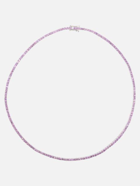 ROXANNE FIRST 14kt white gold necklace with lilac sapphires