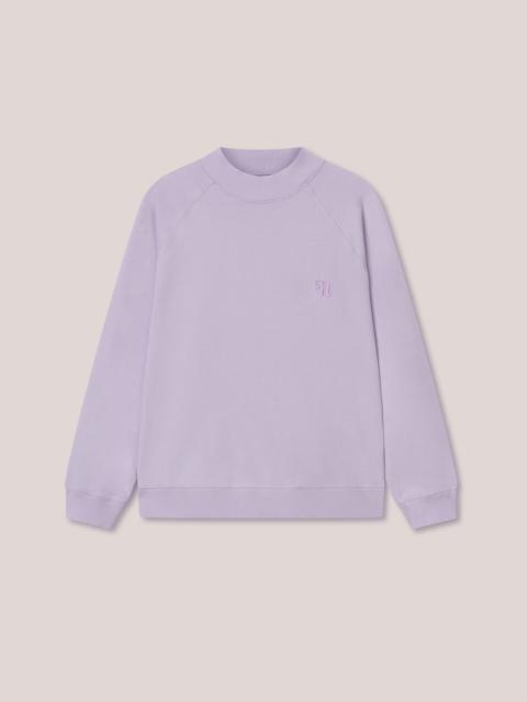 Nanushka JILLES - Fleece relaxed slouch sweater - Lilac