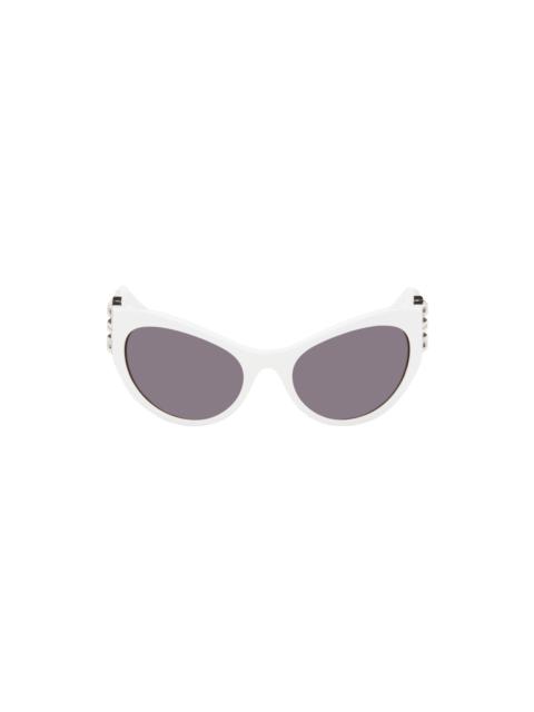 White 4G Sunglasses