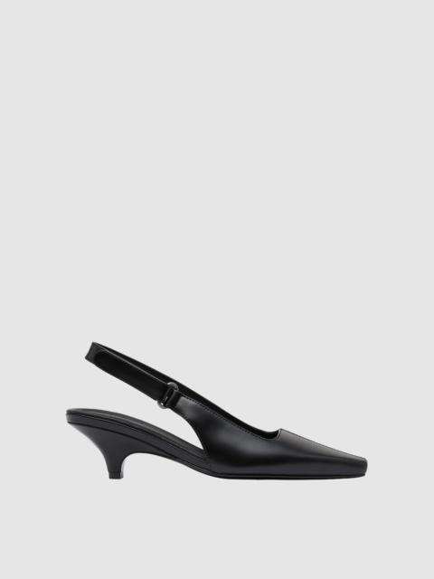 ST. AGNI Utility Sling Back Heel - Black