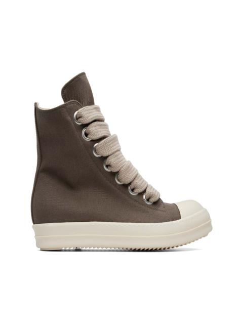 Rick Owens DRKSHDW Gray Tower Jumbolace Sneaks Sneakers