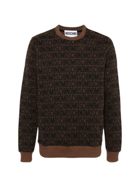 Moschino logo-jacquard sweatshirt